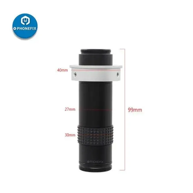 0.7X-4.5X Zoom C-mount Lens Adapter For Industry Microscope Camera