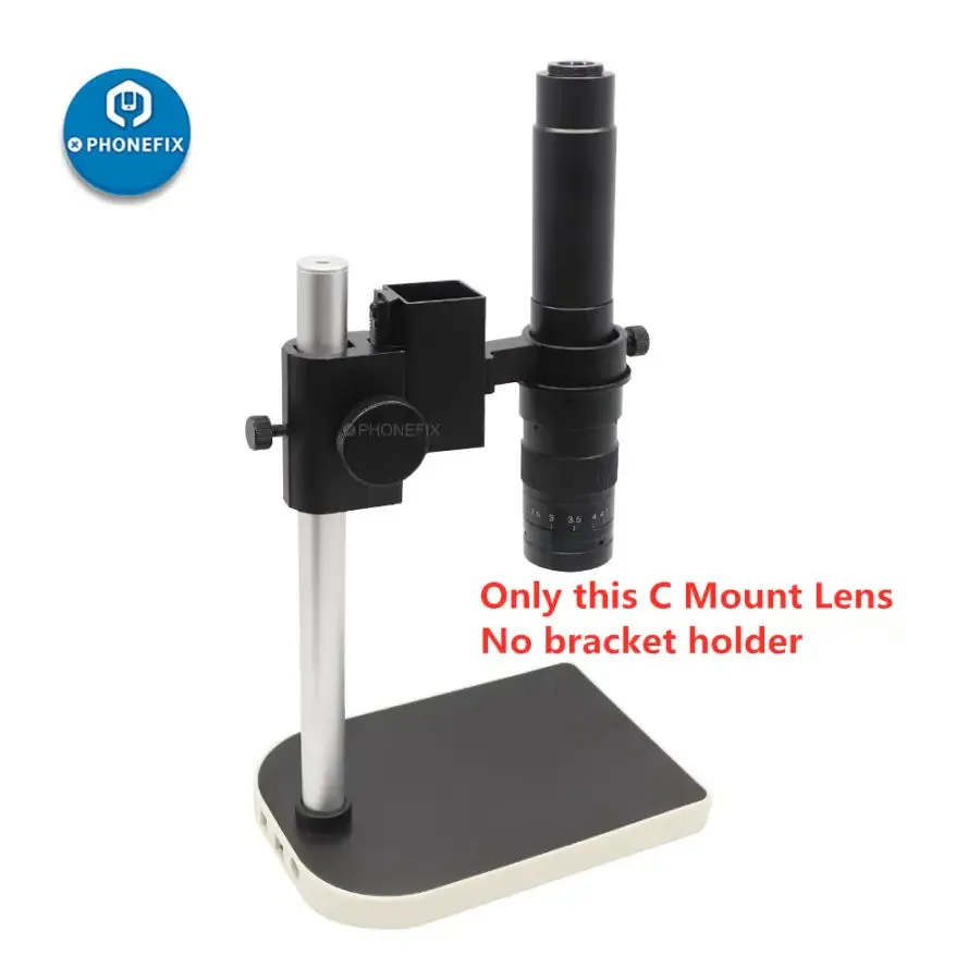 0.7X-4.5X Zoom C-mount Lens Adapter For Industry Microscope Camera