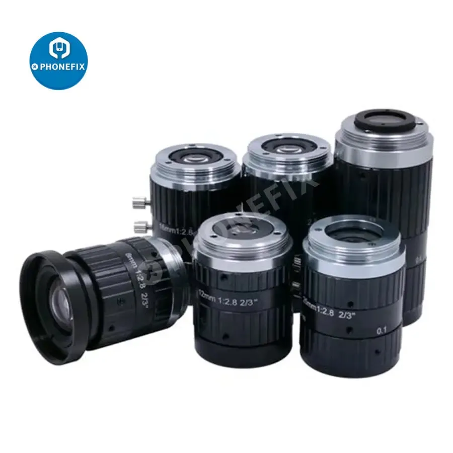 10MP CCTV LENS 8-50mm Fixed Focal FA Lens C-Mount Zoom Lens