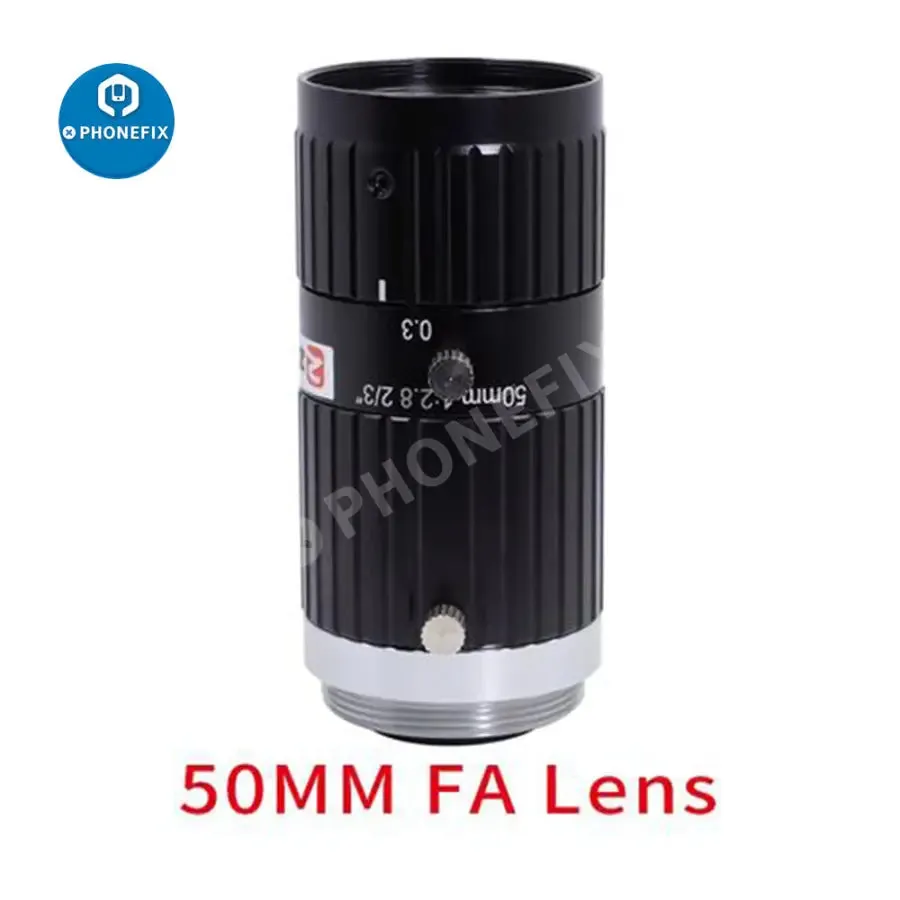 10MP CCTV LENS 8-50mm Fixed Focal FA Lens C-Mount Zoom Lens