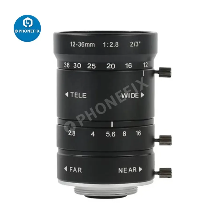 10MP FA 1" Fixed Lens 8-75mm CCTV Industrial Camera Zoom Lens