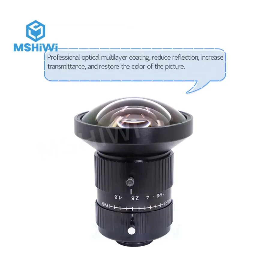 12MP 6mm 25mm Manual FA Prime Lens C-mount F1.8 1" ITS Camera Lens