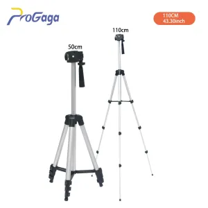 65cm 110cm Mini Tripod Professional Foldable Camera Holder Stand Bracket 360 Degree Tripod Stabilizer Aluminum Phone Holder Clip