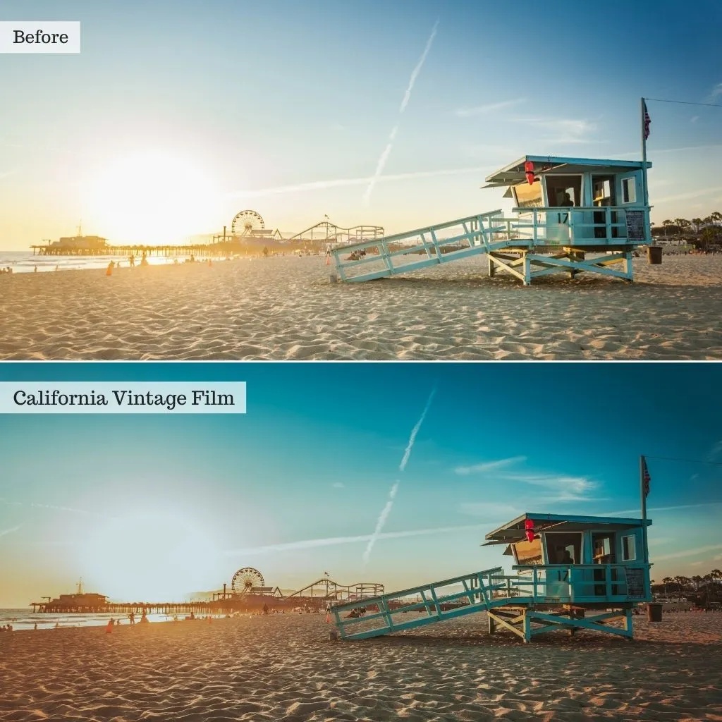 California Vintage Film Instagram Presets for Lightroom Mobile & Desktop