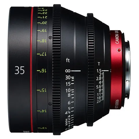 Canon CN-E 35mm T1.5 L F Cinema Prime - EF Mount Lens