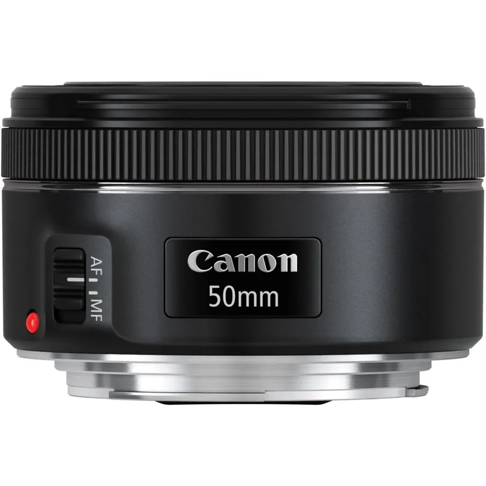 Canon EF 50mm f/1.8 STM Lens 0570C002 - Advanced Bundle - International Version