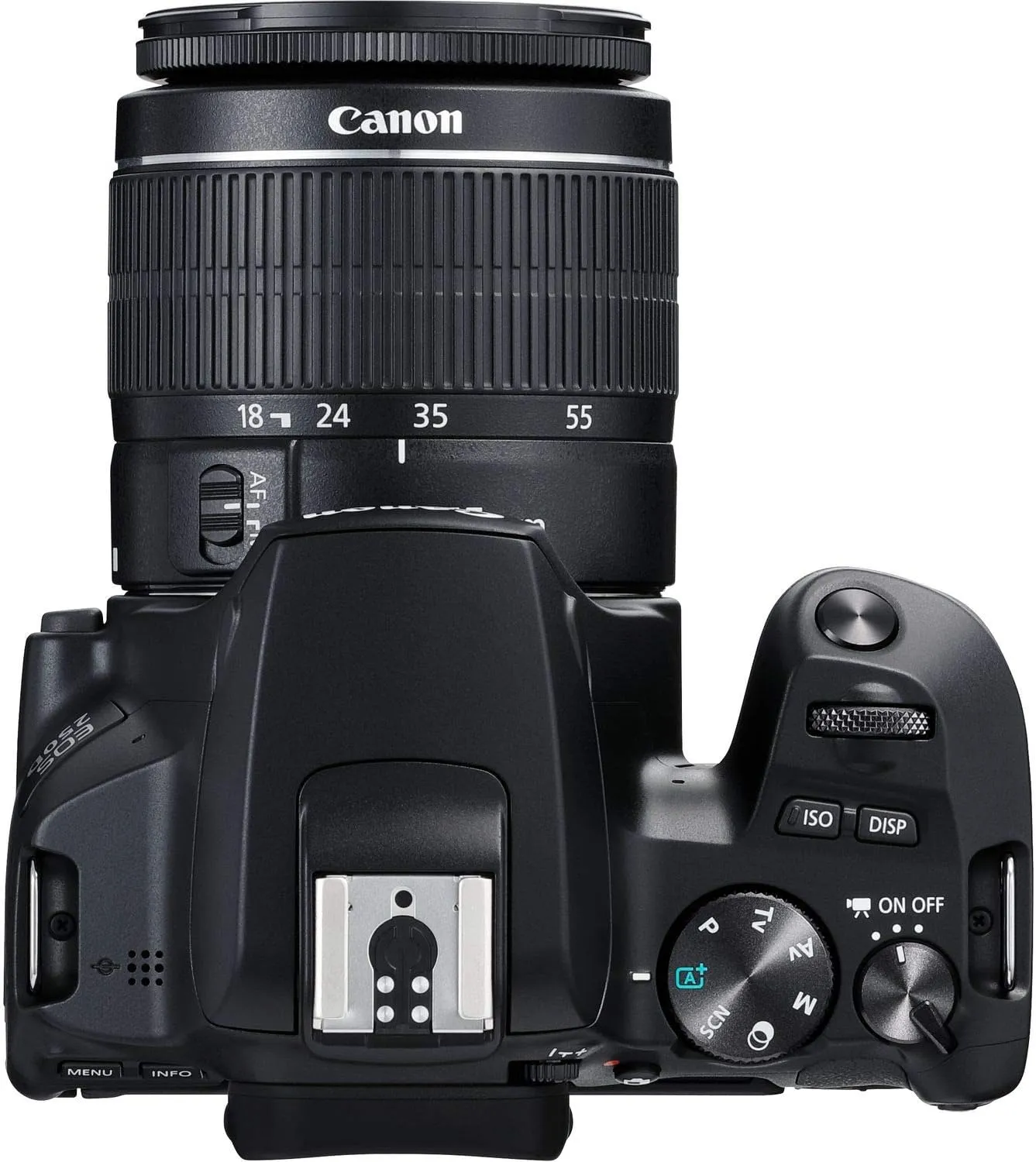 Canon EOS 250D / Rebel SL3 DSLR Camera with 18-55mm Lens (Black)   Creative Filter Set, EOS Camera Bag   6AVE Electronics