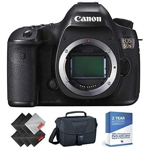 Canon EOS 5DS DSLR Camera (Body Only)   2 Year Accidental Warranty Bundle