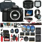 Canon EOS 90D DSLR Camera (Body Only) (3616C002)   4K Monitor   EF 50mm   More