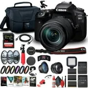 Canon EOS 90D DSLR Camera W/ 18-135mm Lens 3616C016  - Advanced Bundle