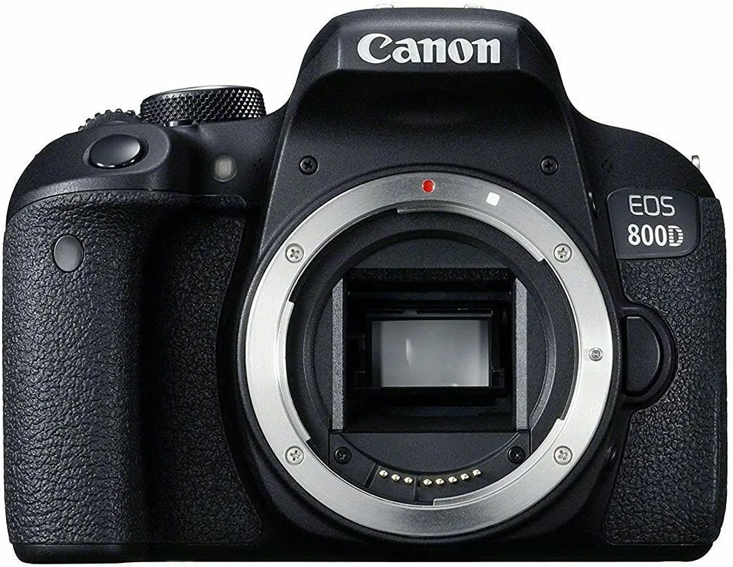 Canon EOS Rebel 800D / T7i DSLR Camera (Body Only)   4K Monitor   Mic   More