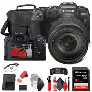 Canon EOS RP Mirrorless Camera with 24-105mm Lens (3380C012)   64GB Base Bundle