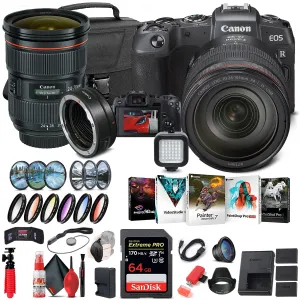 Canon EOS RP Mirrorless Camera with 24-105mm Lens (3380C012)   Canon EF Filter Set Bundle