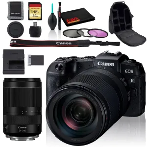 Canon EOS RP Mirrorless Digital Camera with 24-240mm Lens, Cleaning Kit, Memory Kit, Filter Kit, Carry Case, and MORE