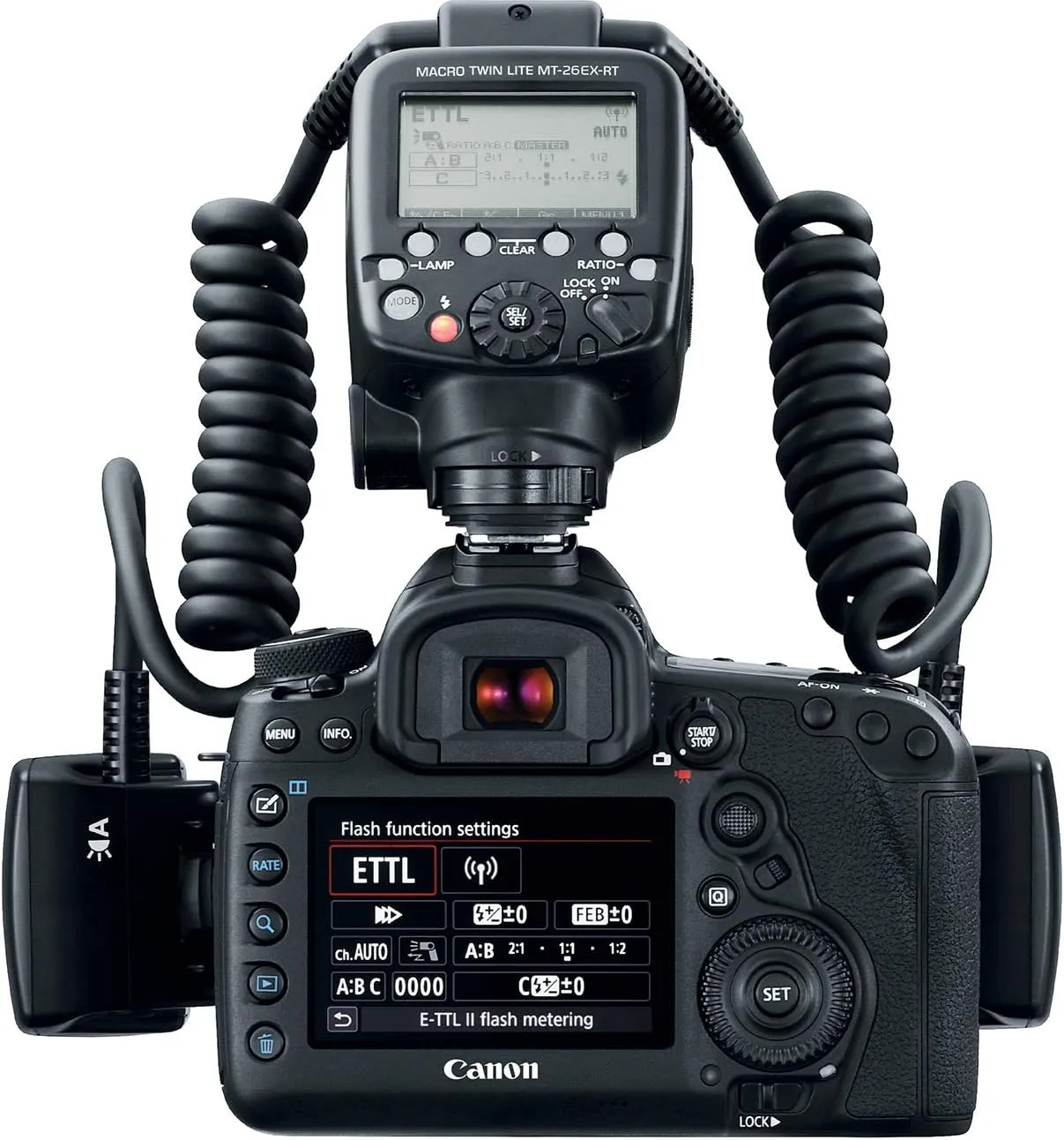 Canon MT-26EX-RT Macro Twin Lite (2398C002) Bundle with 32GB SDHC Memory Card