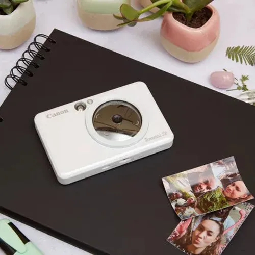 Canon Zoemini S2 Instant Camera Colour Photo Printer - Pearl White | ZOEMINIS24519C007