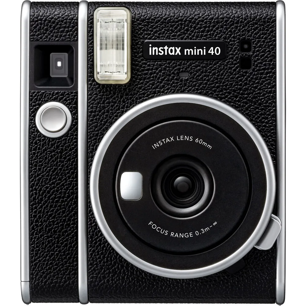 Fujifilm Instax Mini 40 Instant Film Camera with 20-Films   Bag   4-Batteries