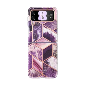 Galaxy Z Flip4 Cosmo - Marble Purple