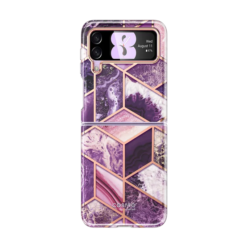 Galaxy Z Flip4 Cosmo - Marble Purple