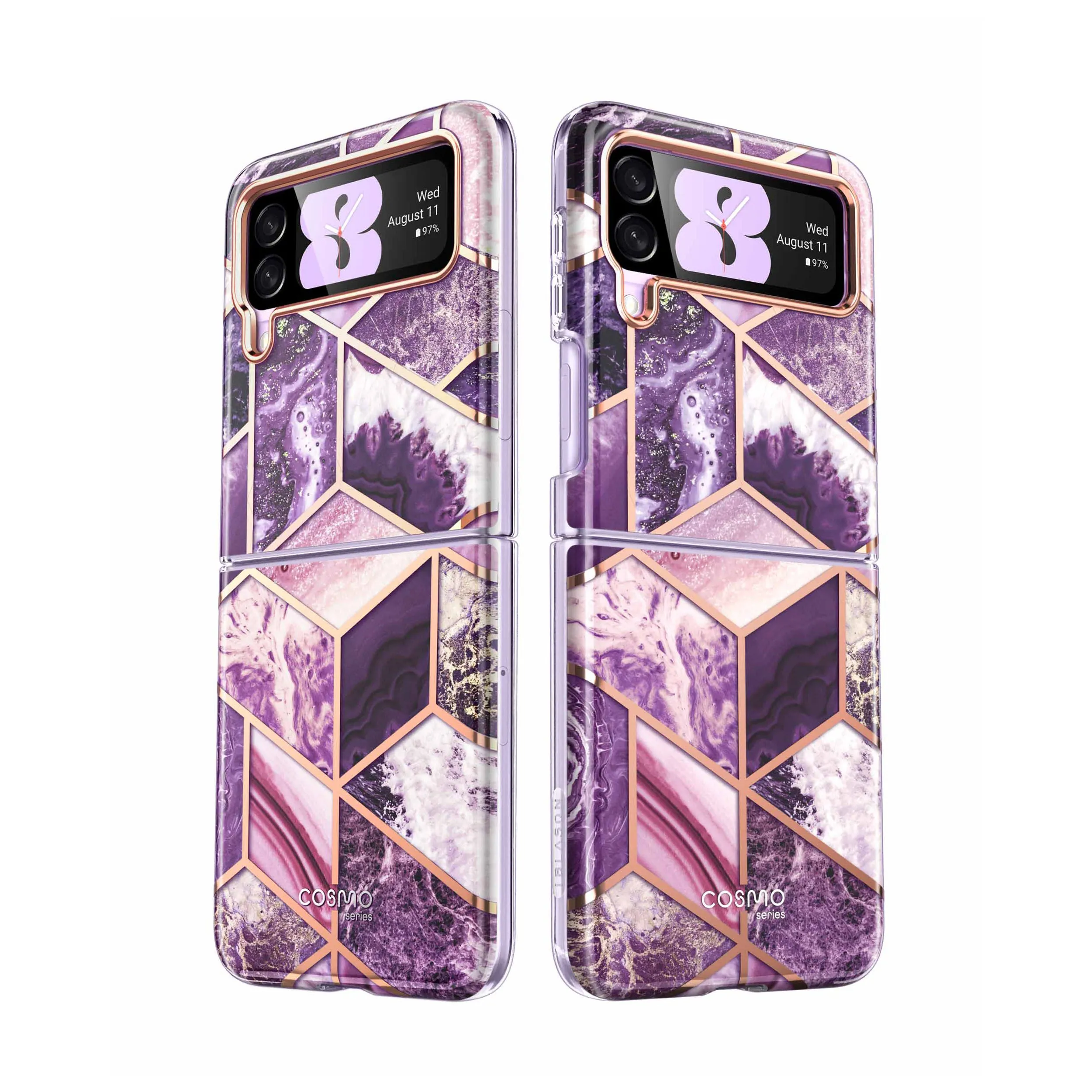 Galaxy Z Flip4 Cosmo - Marble Purple