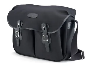 Hadley Large Camera Bag - Black Canvas / Black Leather