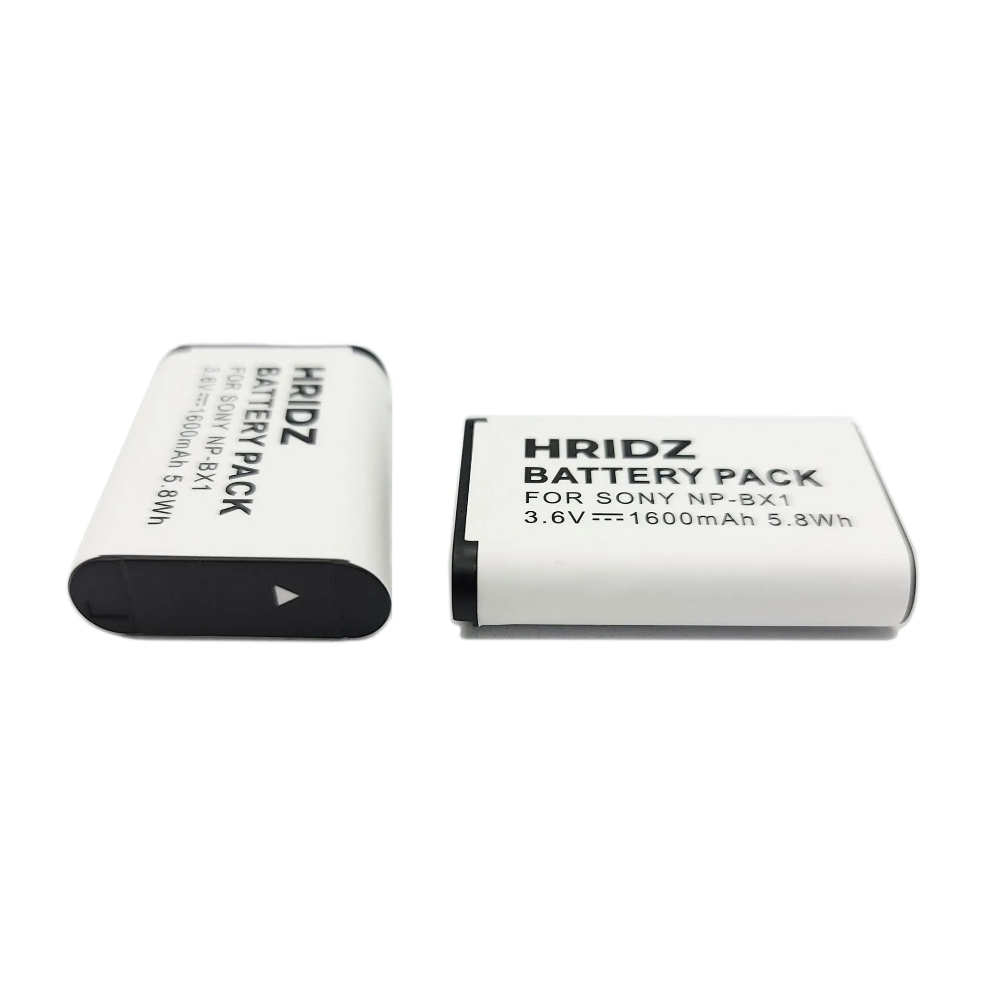 Hridz 2pcs 1600mAh NP-BX1 Battery with LCD Dual Charger for Sony RX100