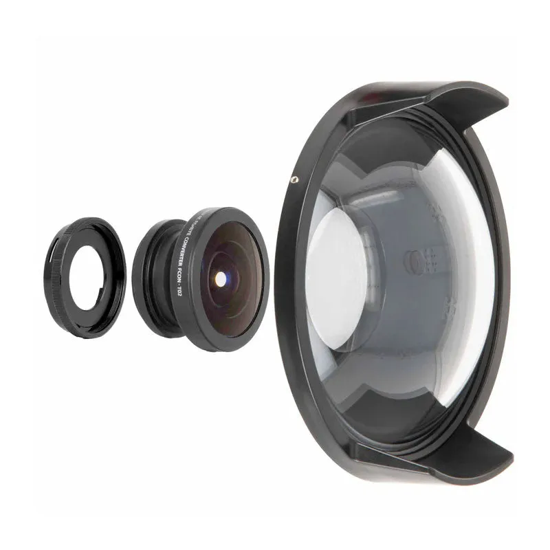 Ikelite Dome Port & Olympus Fisheye Lens FCON-T02 Kit for TG-7 / TG-6