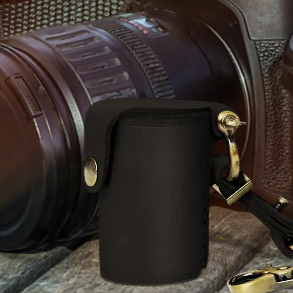 Leather Case for Film Roll Keychain