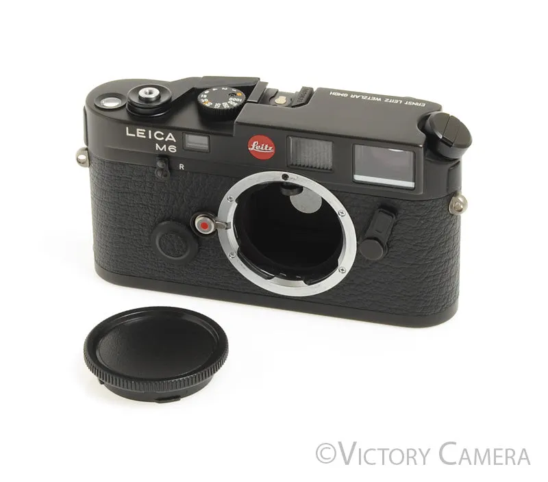 Leica M6 Classic Black 35mm Rangefinder Camera Body -Clean-