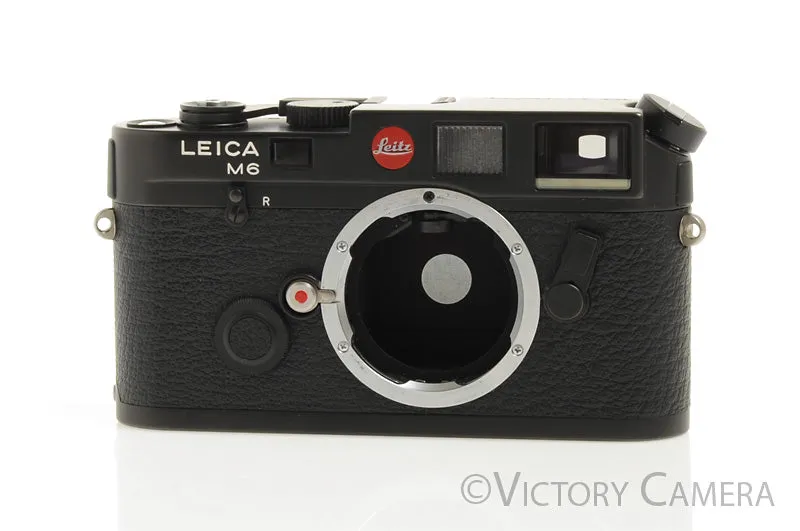 Leica M6 Classic Black 35mm Rangefinder Camera Body -Clean-