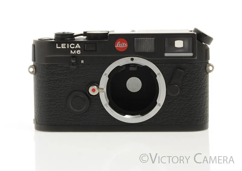 Leica M6 Classic Black 35mm Rangefinder Camera Body -Clean-