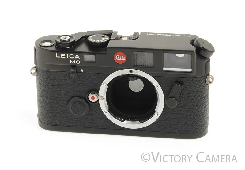 Leica M6 Classic Black 35mm Rangefinder Camera Body -Clean-