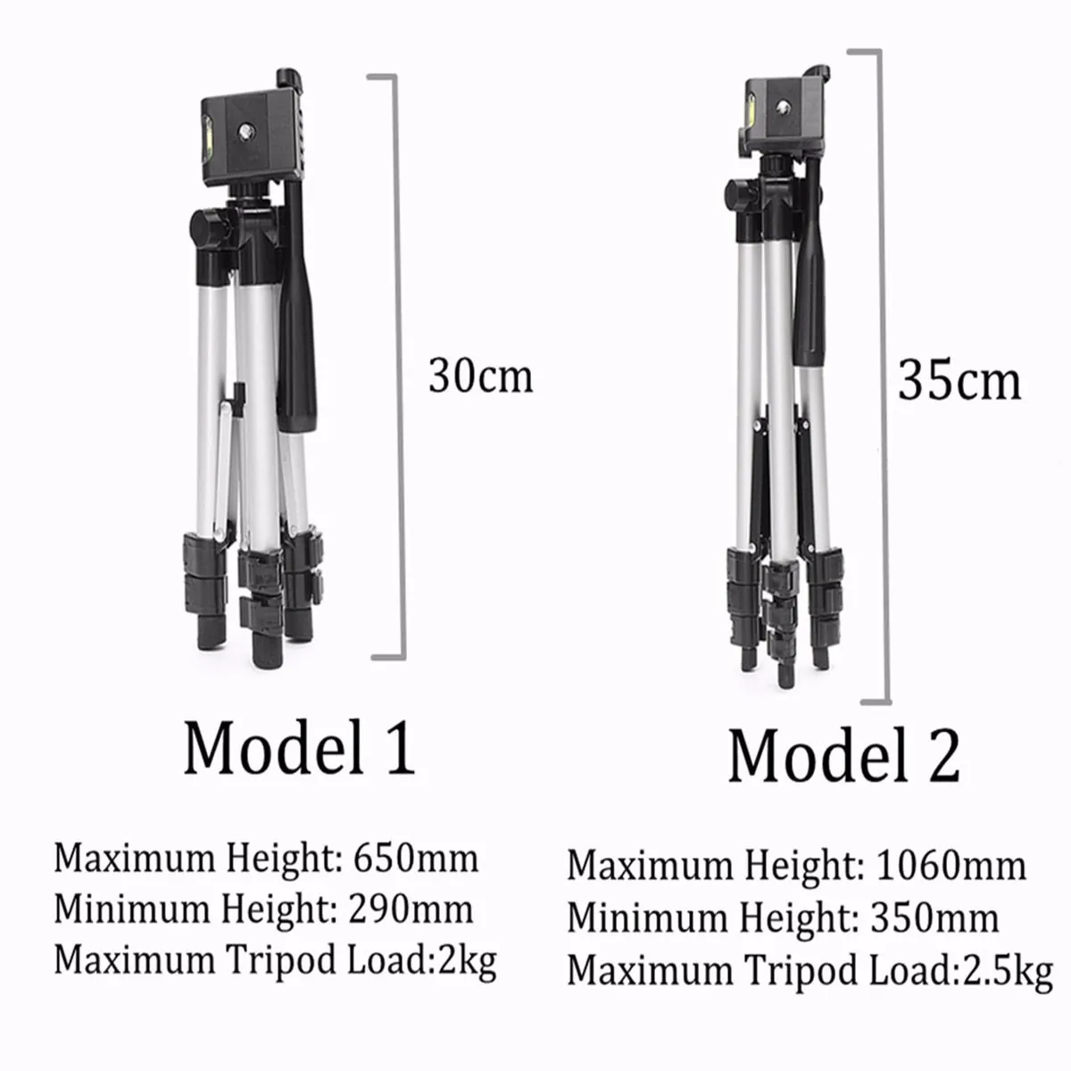 Lightweight Tripod for Camera or Phone