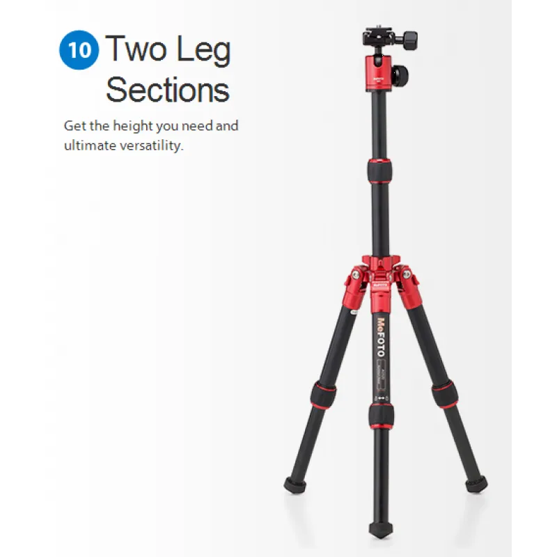 MeFOTO DayTrip Mini Tripod - Red