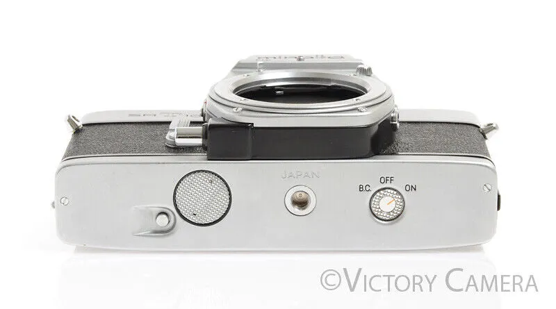 Minolta SRT101 SRT 101 Chrome 35mm Film SLR Camera Body -New Seals-