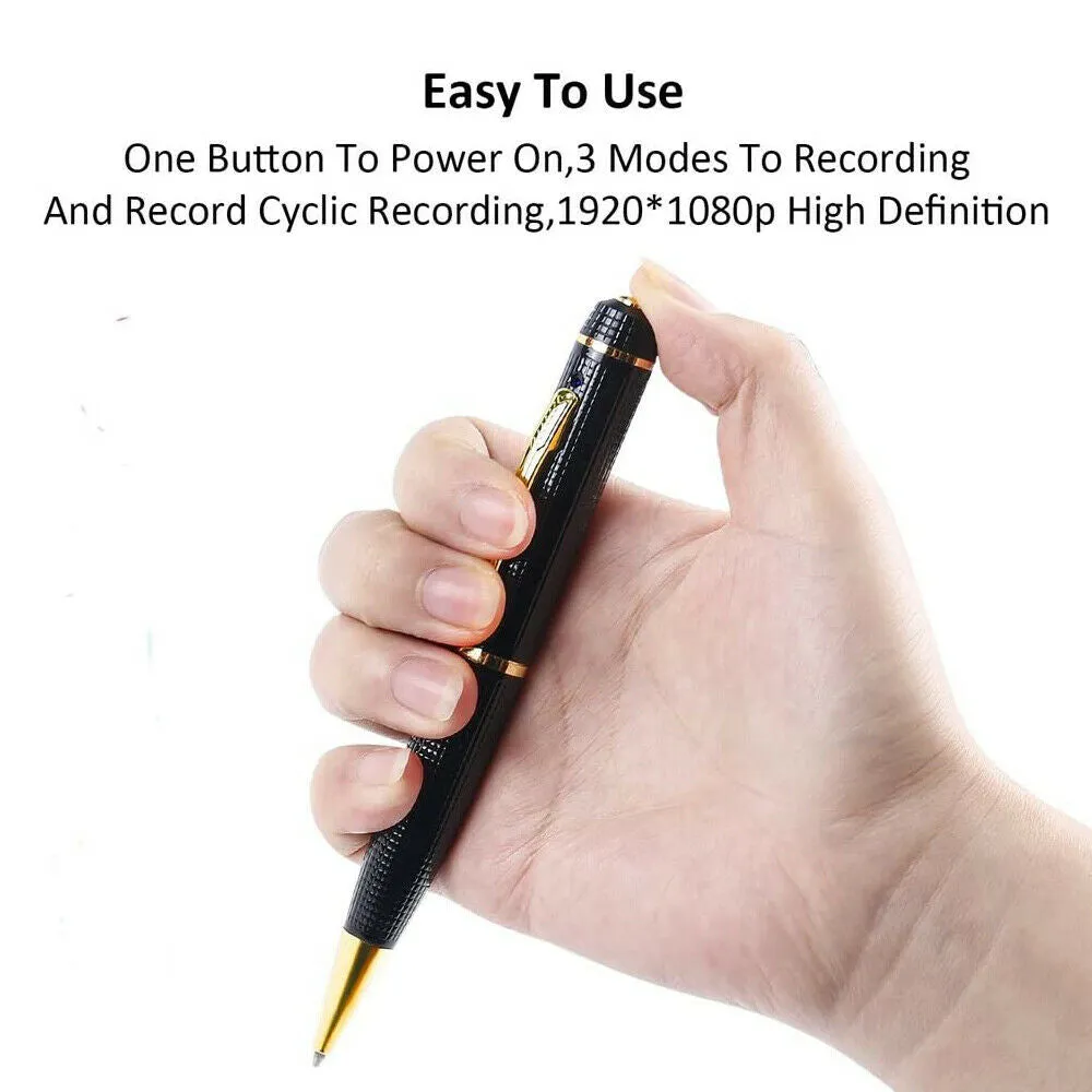 MMSecurify™ Pen Camera - HD 1080P, Hidden Mini Video Recorder, Portable Body Cam