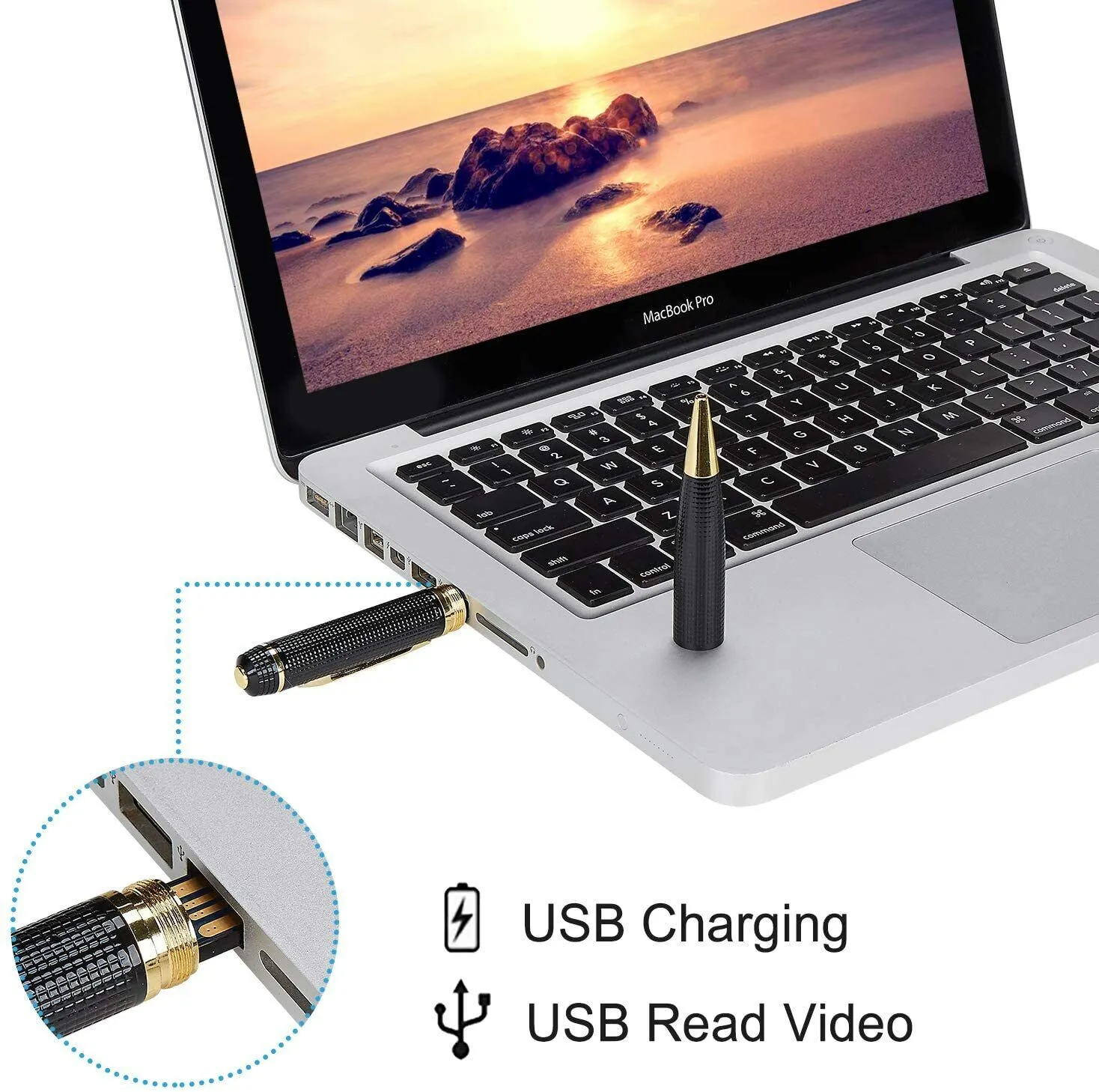 MMSecurify™ Pen Camera - HD 1080P, Hidden Mini Video Recorder, Portable Body Cam