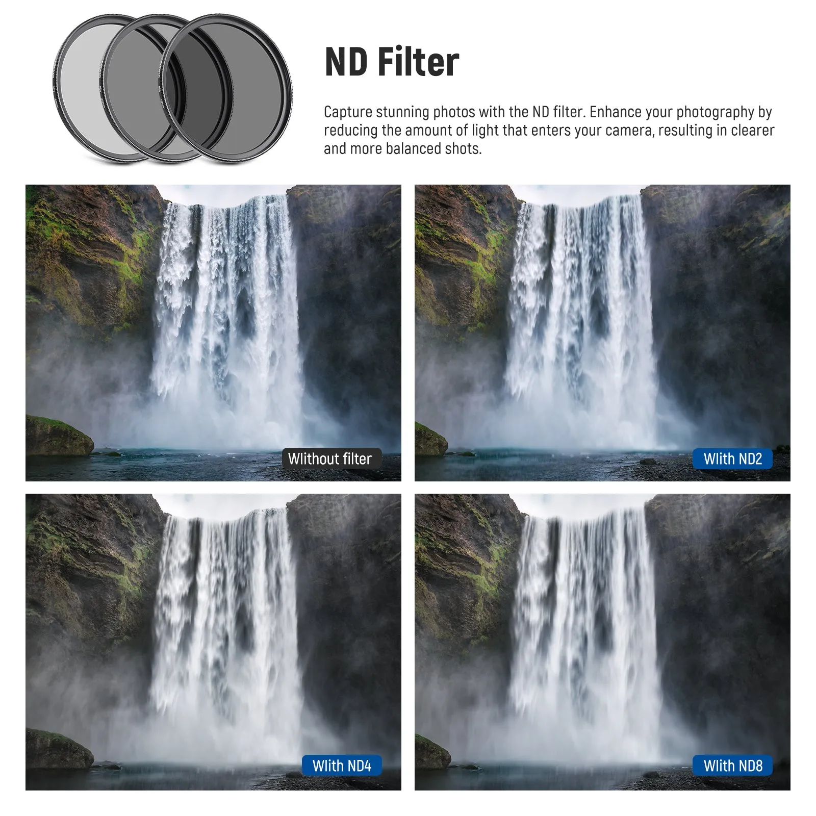 NEEWER Lens Filter and Accessory Kit