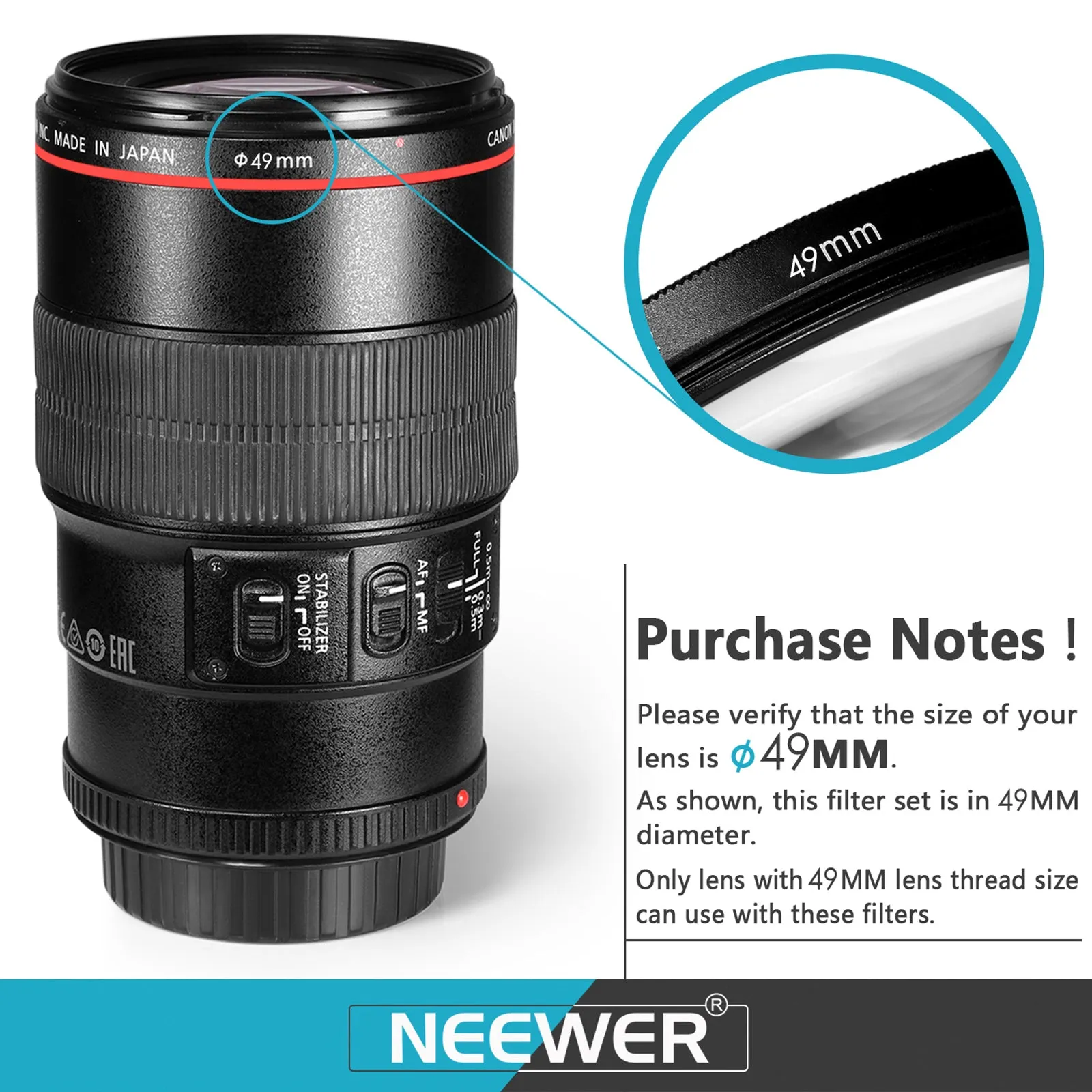 NEEWER Lens Filter and Accessory Kit