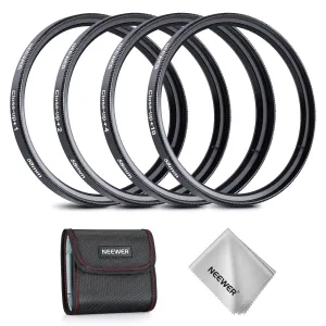 NEEWER Macro Close Up Lens Filter Kit ( 1， 2， 4， 10)