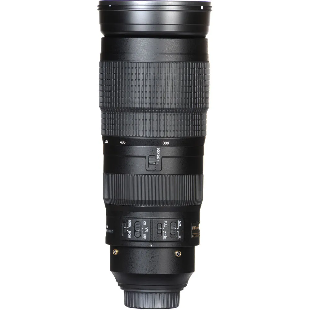 Nikon AF-S 200-500mm f/5.6E ED VR Lens (20058) Intl Model Bundle