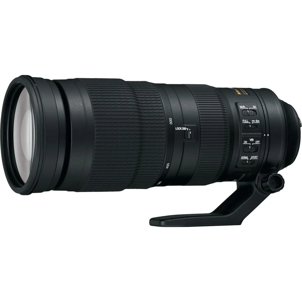 Nikon AF-S 200-500mm f/5.6E ED VR Lens (20058) Intl Model Bundle