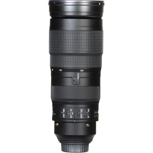 Nikon AF-S NIKKOR 200-500mm f/5.6E ED VR Lens with 1 Year Warranty, 12 in Flexible Tripod and 72 in Professional Heavy A