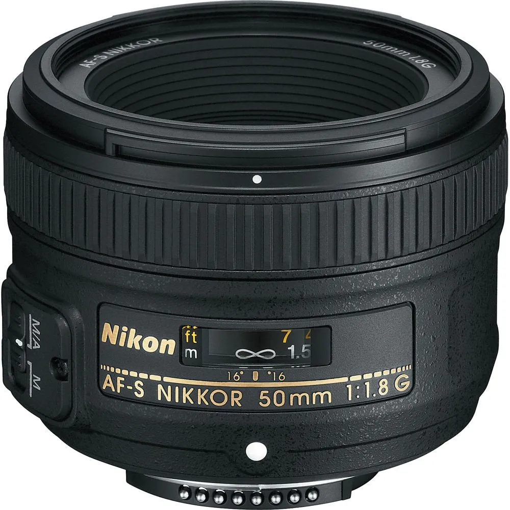 Nikon AF-S NIKKOR 50mm f/1.8G Camera Lens (International Model)   3 Pcs Filter Kit   Cleaning Kit