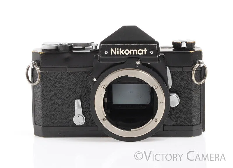 Nikon Nikkormat FT-N FTN Black 35mm Film Camera Body -Meter Slightly Off-