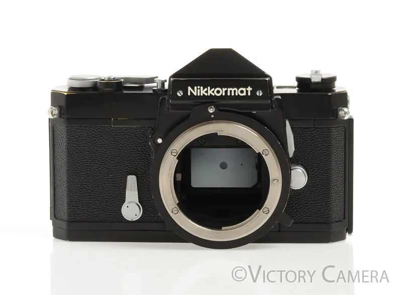 Nikon Nikkormat FT-N FTN Black 35mm Film Camera Body -New Seals- [EX]