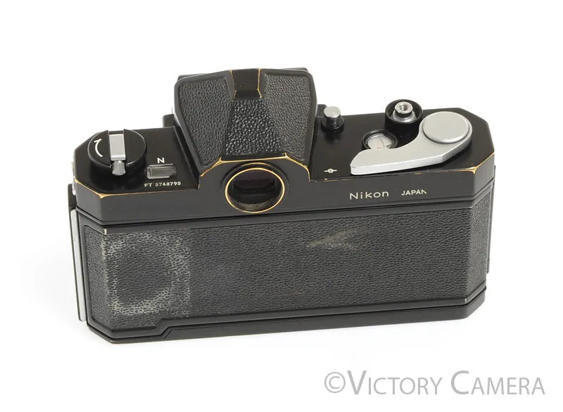 Nikon Nikkormat FT-N FTN Black 35mm Film Camera Body -New Seals- [EX]