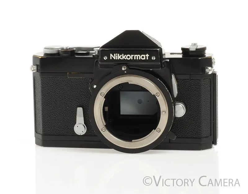 Nikon Nikkormat FT-N FTN Black 35mm Film Camera Body -New Seals- [EX]