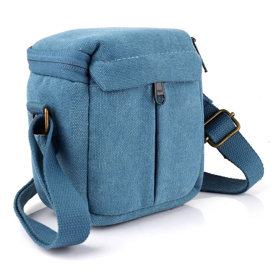 Outdoor Canvas Camera Bag for Canon Sony Micro Single Storage Bag