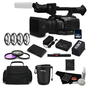 Panasonic AG-UX180 4K Premium Professional Camcorder International Version Professional Bundle